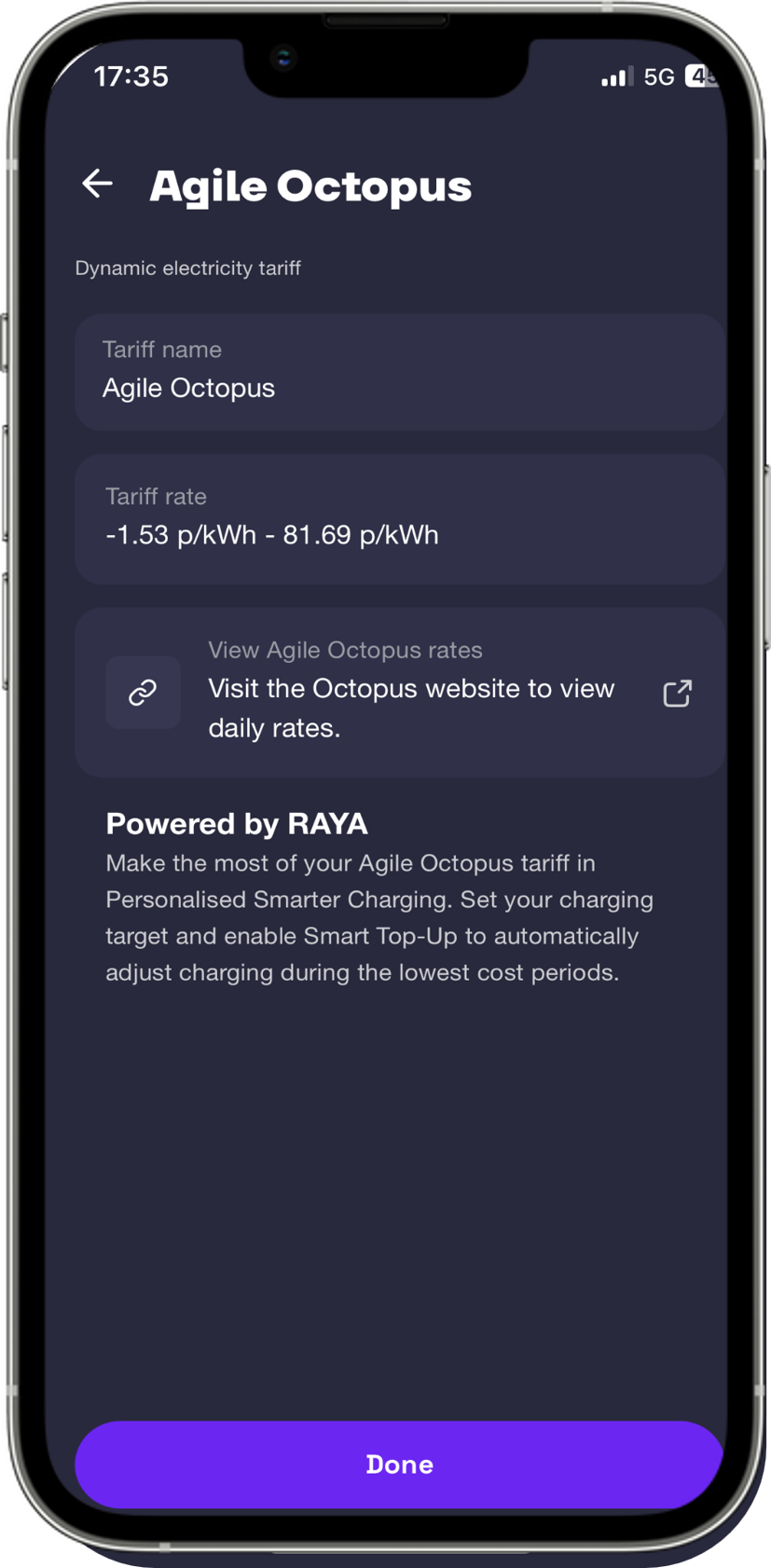 Powerverse app Octopus Agile smart top-up